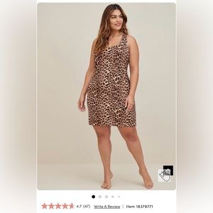 Torrid Racerback Sleep Gown - Super Soft Leopard.  Size 2